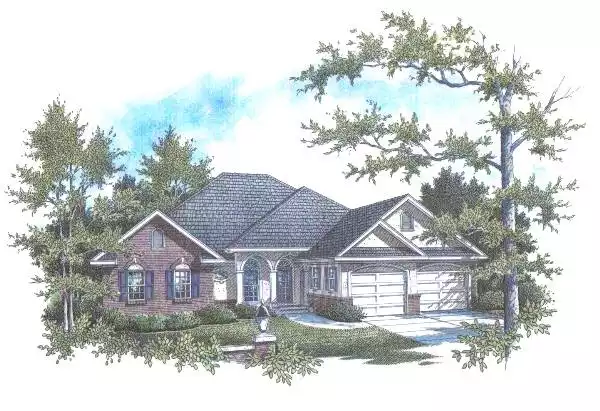 image of traditional house plan 6382